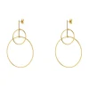 Boucles d'oreilles Agatha Cassini dorée