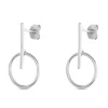 Boucles d'oreilles Agatha Philring argent