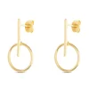 Boucles d'oreilles Agatha Philring dorées