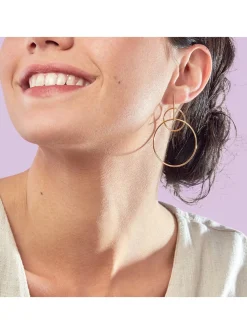 Boucles d'oreilles Agatha Cassini dorée