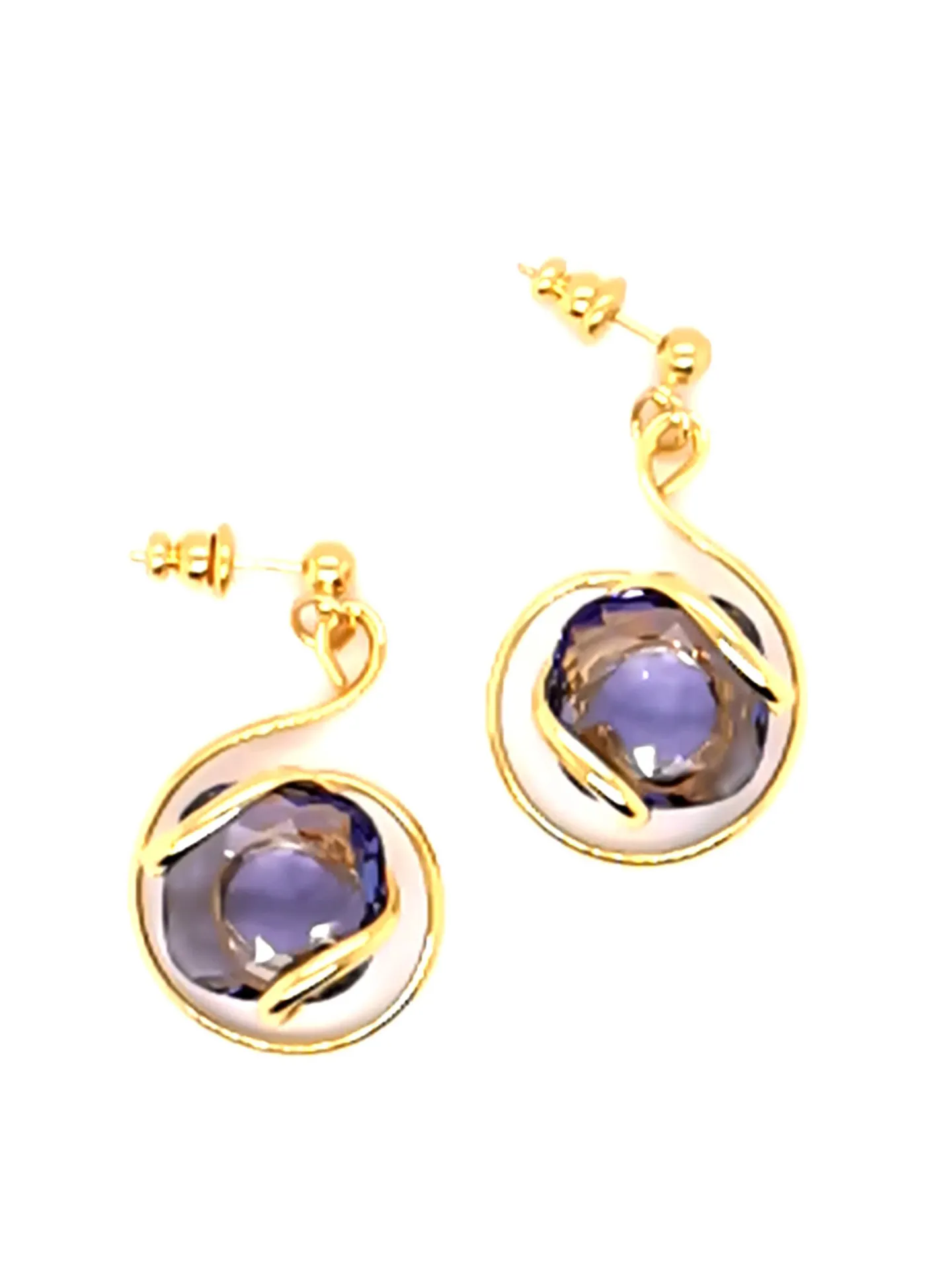 Boucles d'oreilles Andrea Marazzini Riflessi doré vi_x005f_x000D_olet