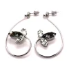 Boucles d'oreilles Andrea Marazzini Navette_x005f_x000D_Printemps noir