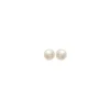 Boucles d'oreilles argent perle blanche 6 mm