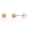 Boucles d'oreilles Boule 5 mm or 750/1000