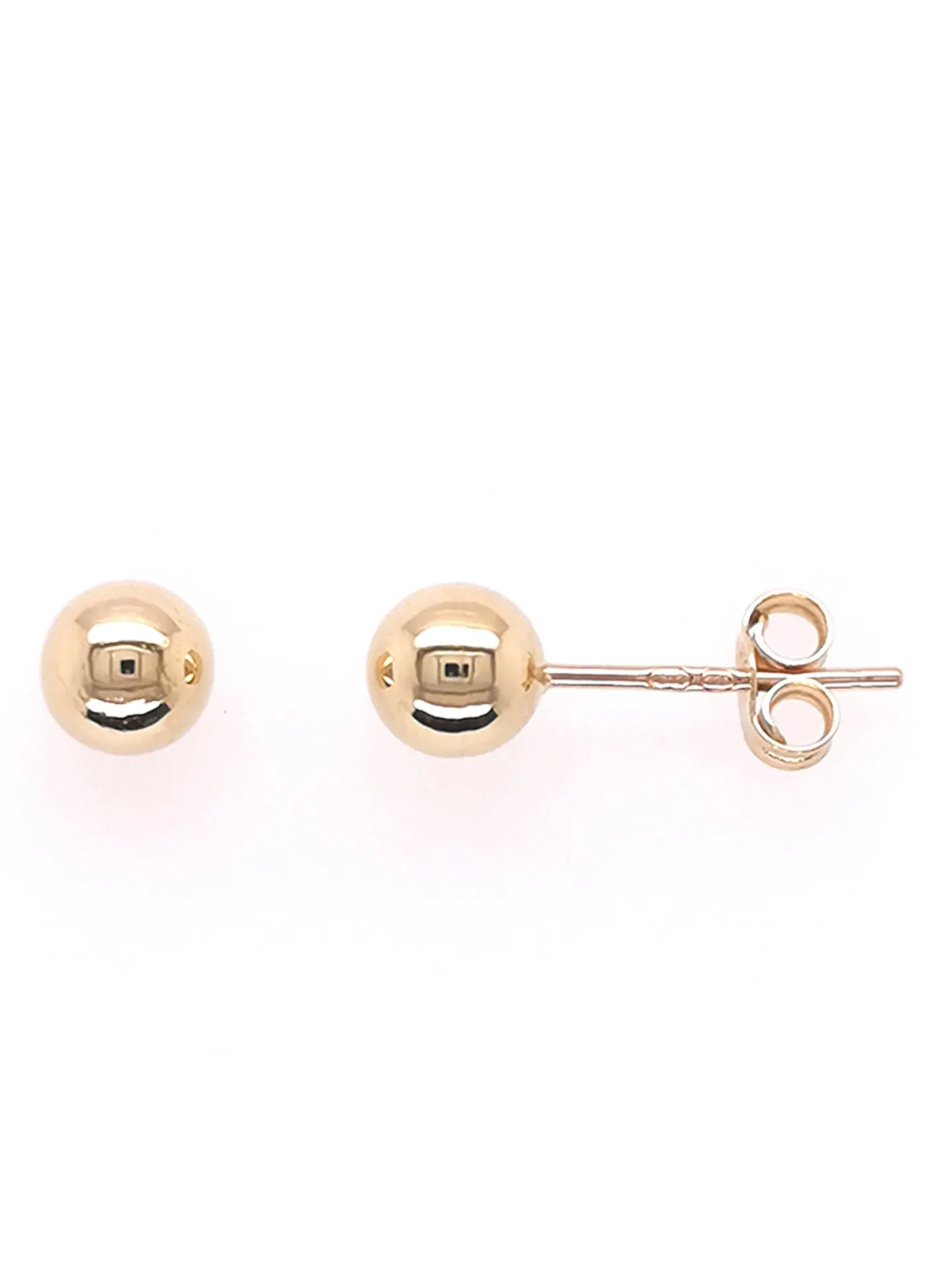 Boucles d'oreilles Boule 5 mm or 750/1000