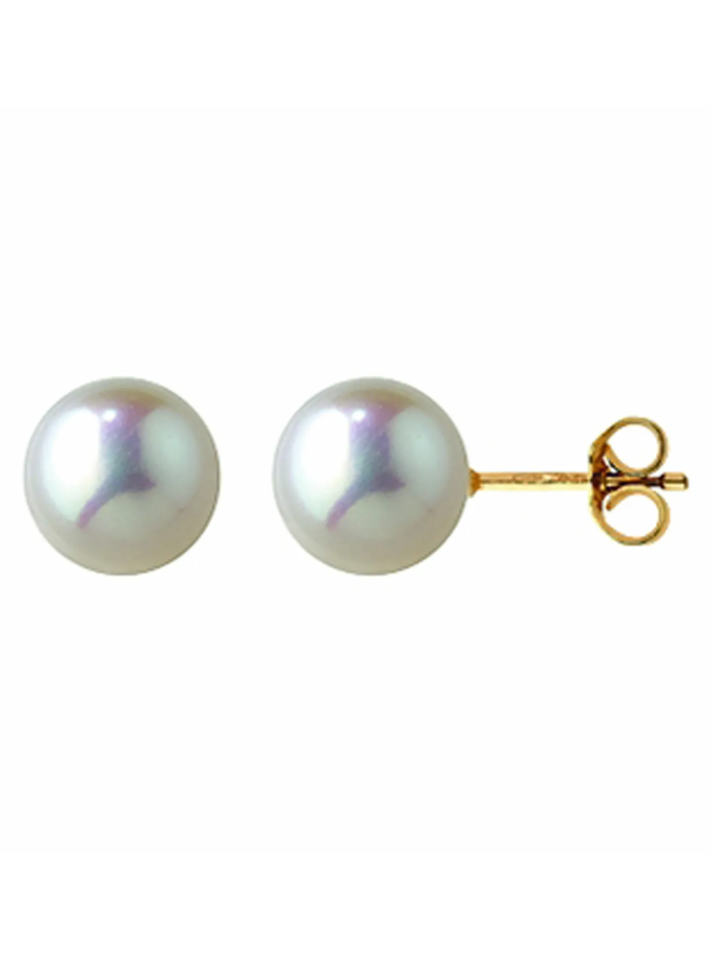 Boucles d'oreilles Brillaxis perles Akoya 7mm