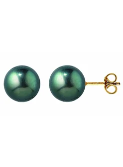 Boucles d'oreilles Brillaxis perle de Tahiti 8/8.5