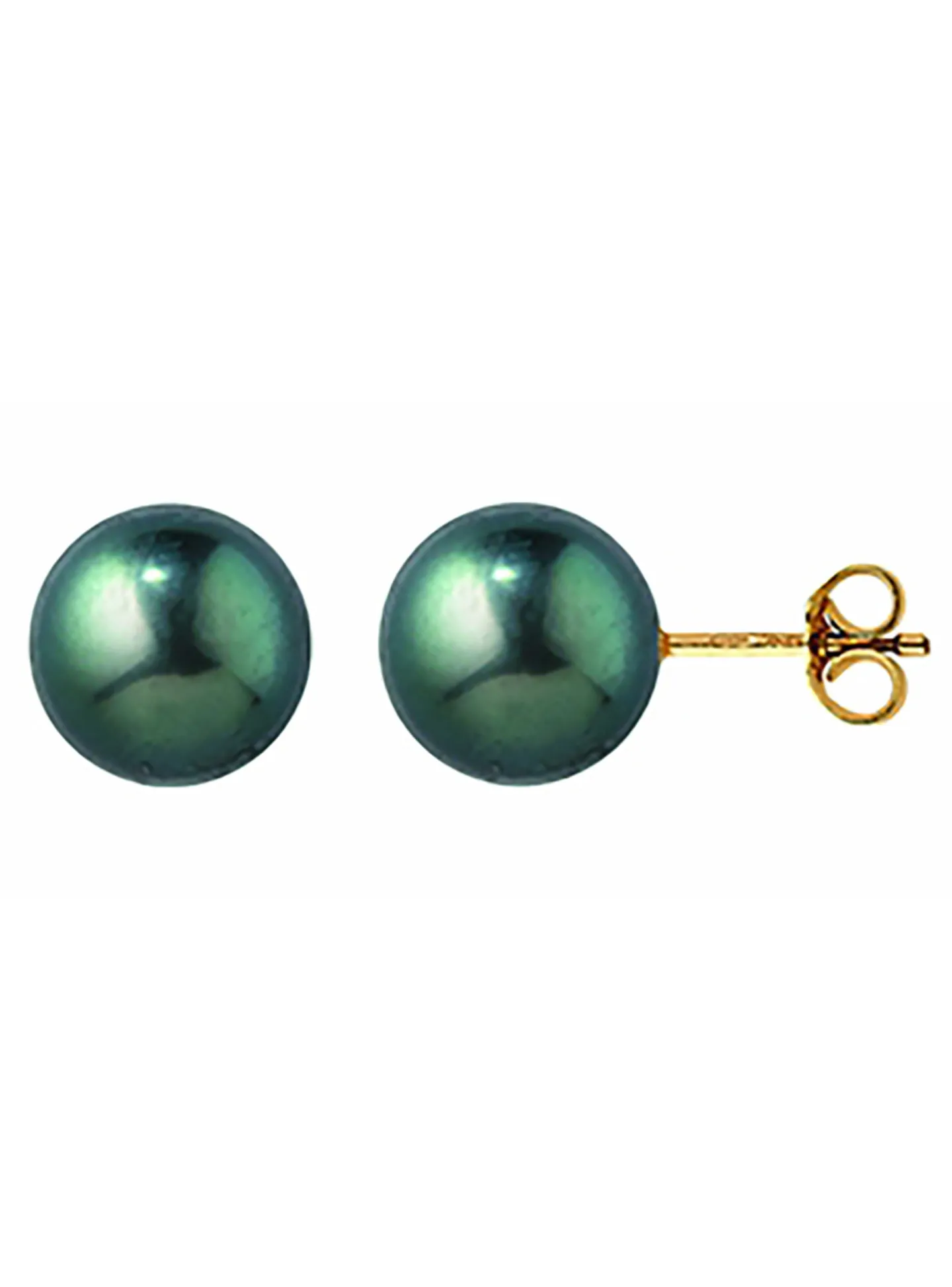 Boucles d'oreilles Brillaxis perle de Tahiti 8/8.5