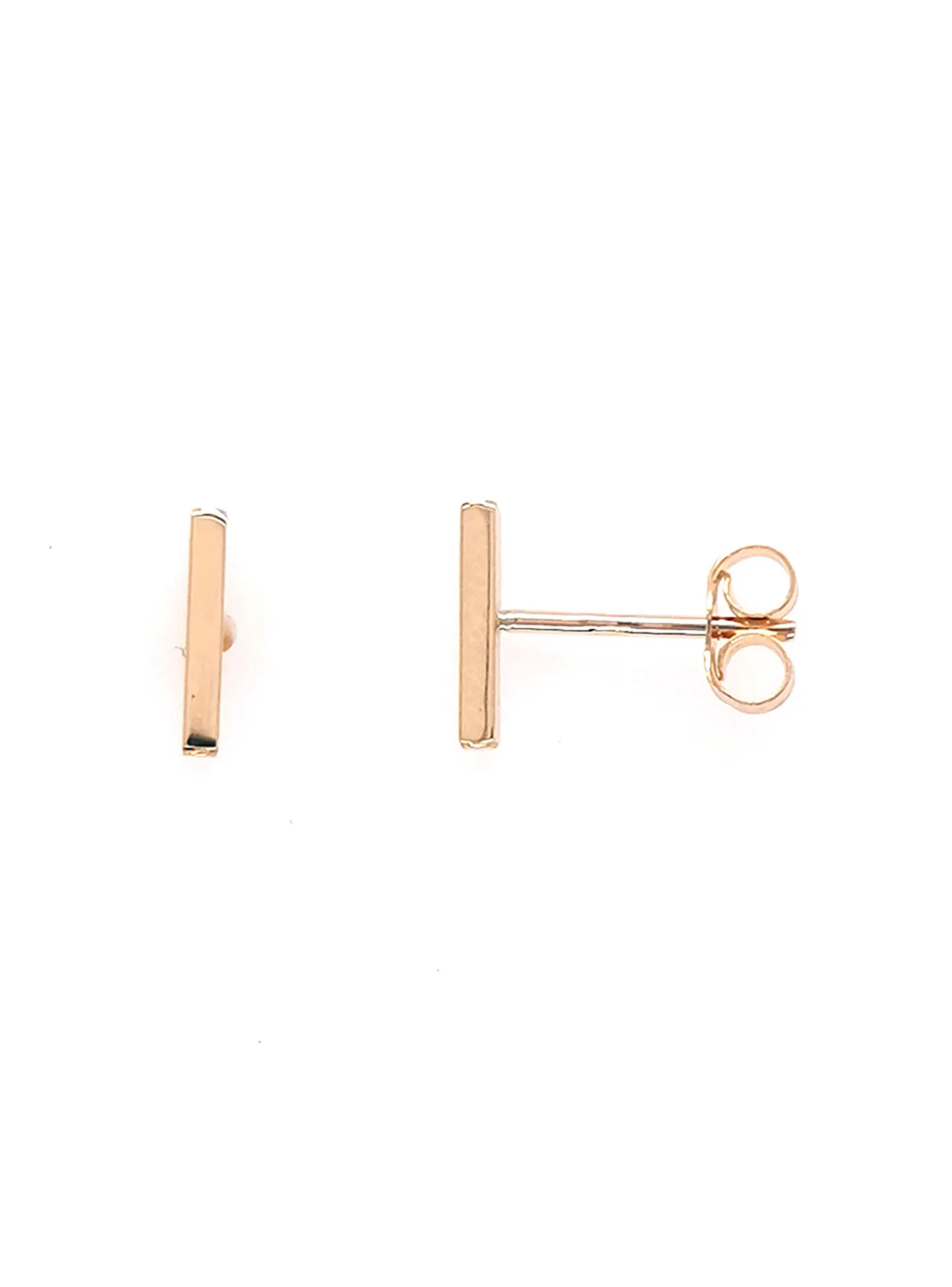 Boucles d'oreilles Brillaxis tube or jaune 18 carats