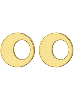 Boucles d'oreilles Brillaxis cibles or jaune