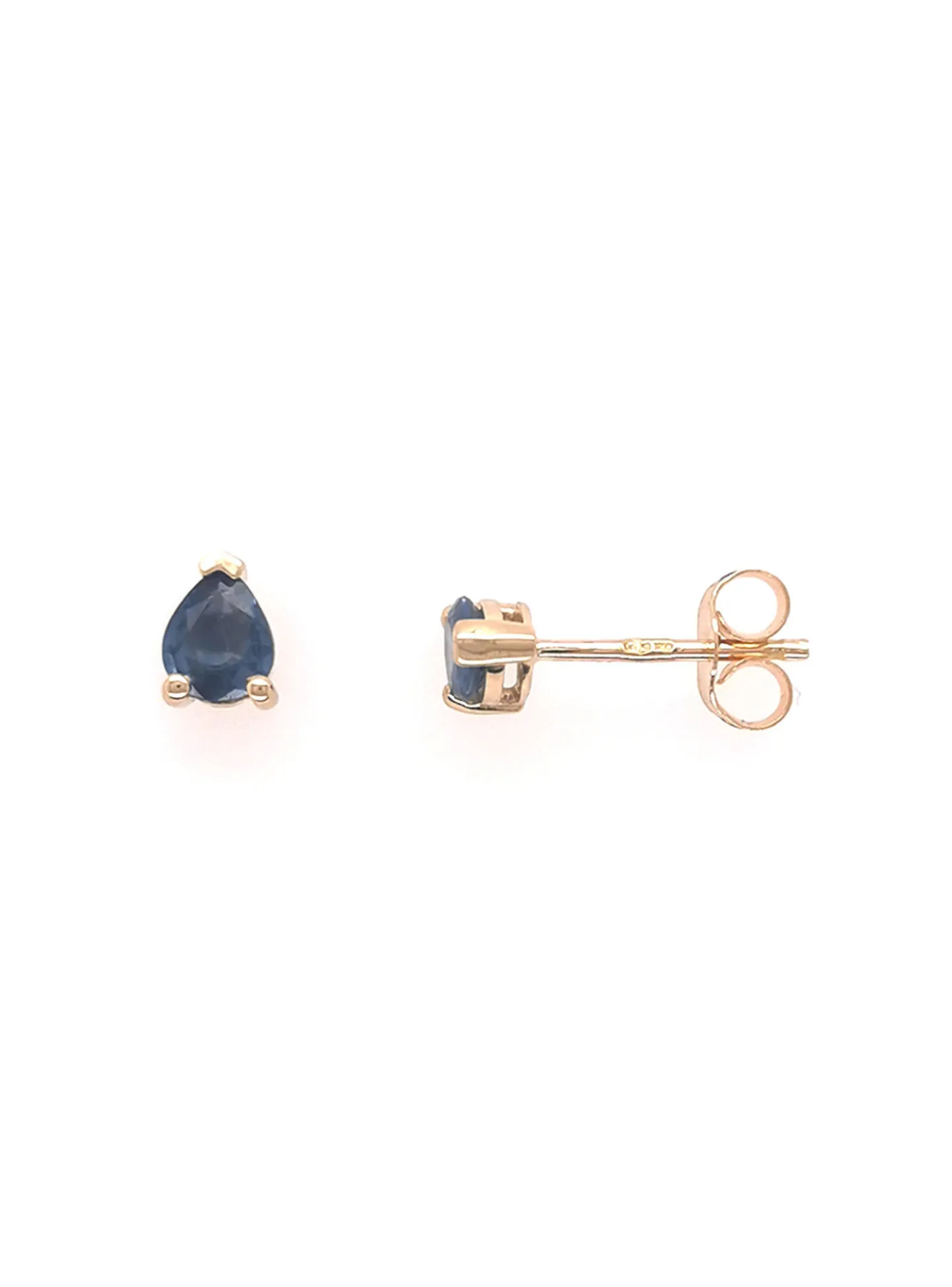 Boucles d'oreilles Brillaxis saphir poire 5x4