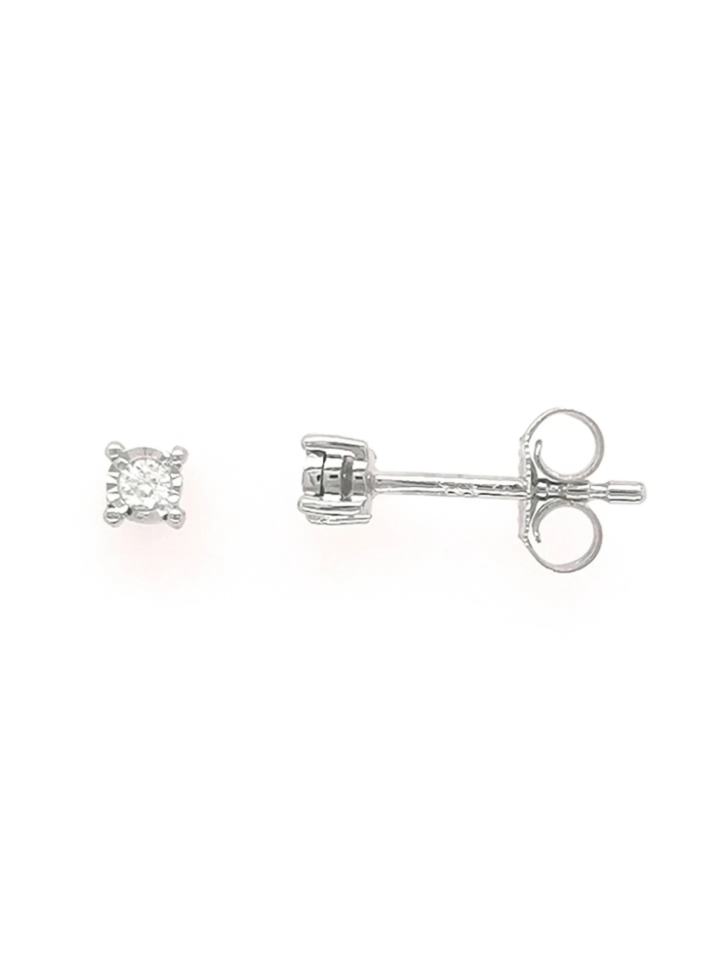 Boucles d'oreilles Brillaxis diamant 0.05cts