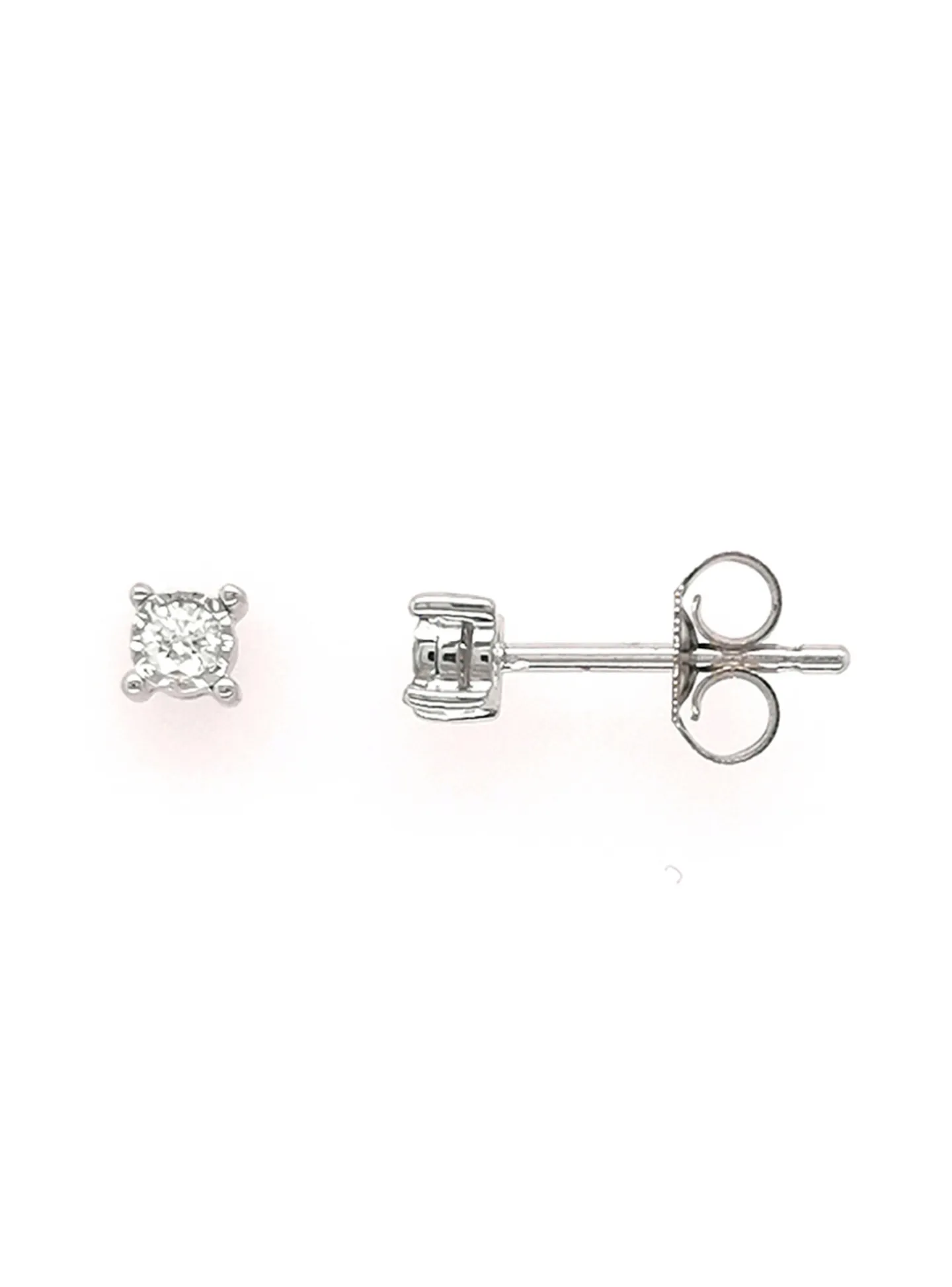 Boucles d'oreilles Brillaxis diamant 0.08cts