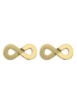 Boucles d'oreilles Brillaxis infini tout or