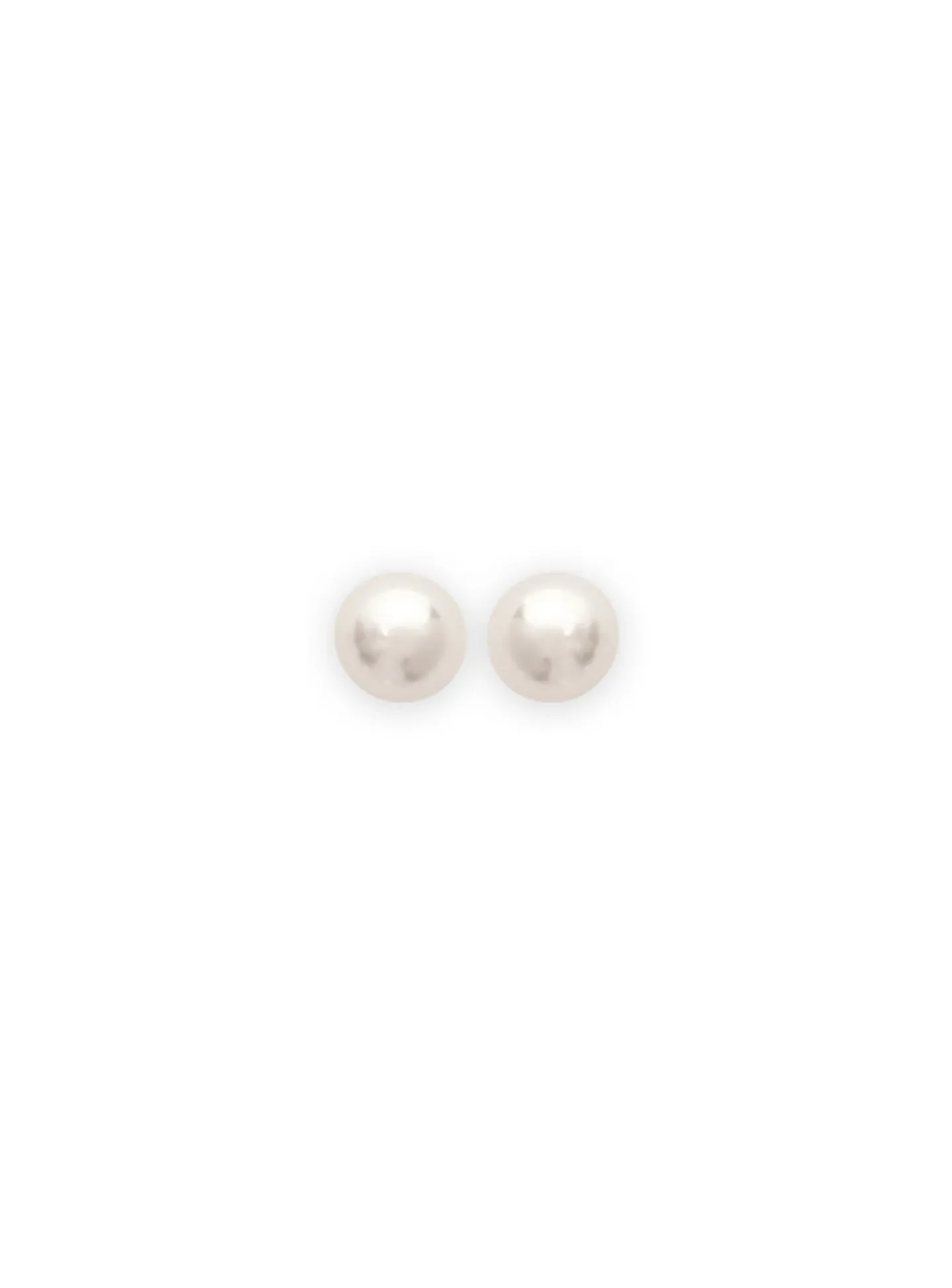 Boucles d'oreilles Brillaxis perles blanches 5mm