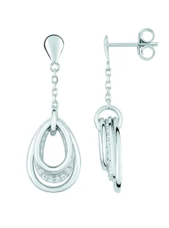 Boucles d'oreilles Brillaxis pampilles gouttes or