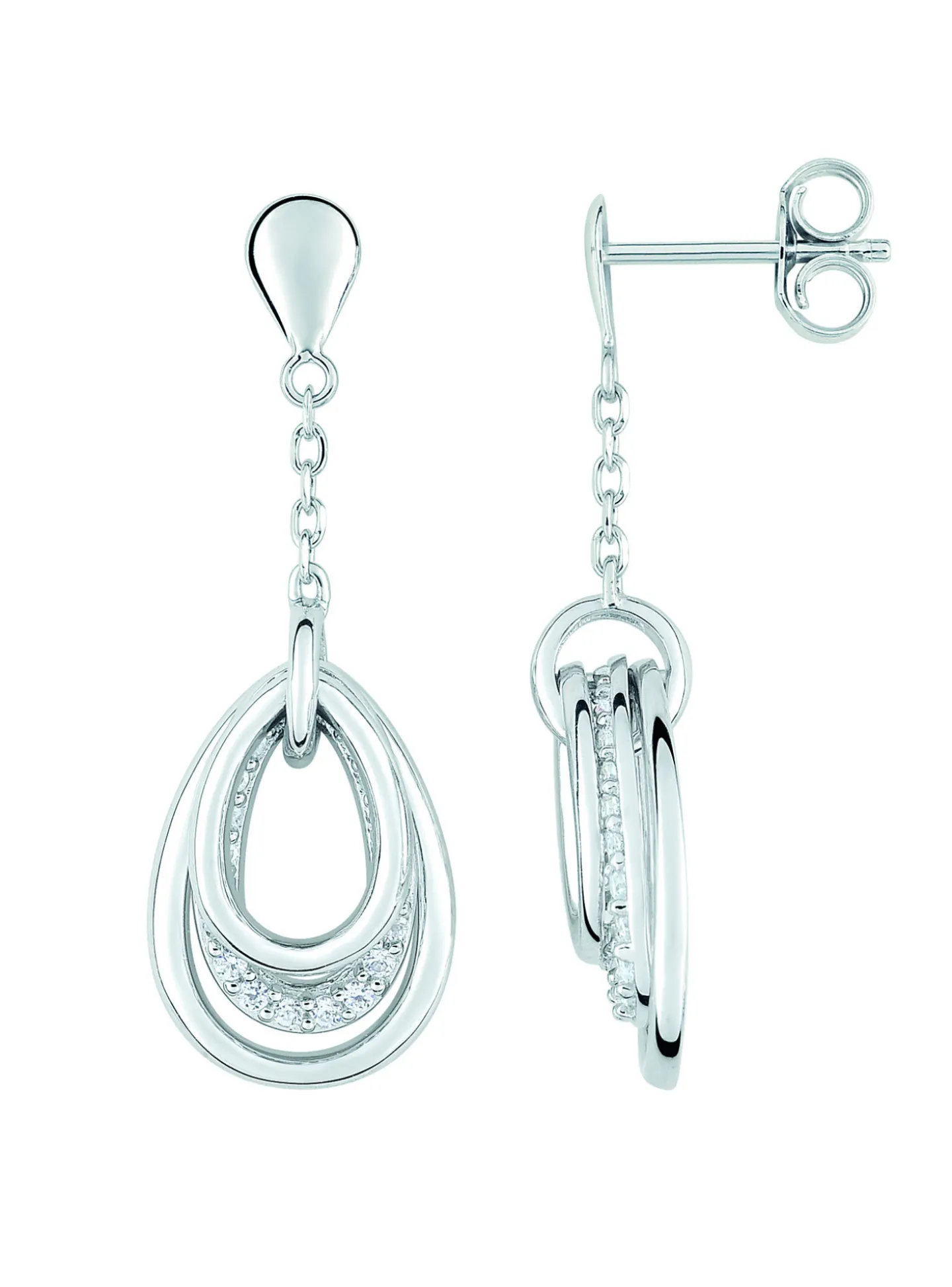 Boucles d'oreilles Brillaxis pampilles gouttes or