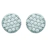 Boucles d'oreilles Brillaxis rondes empierrées