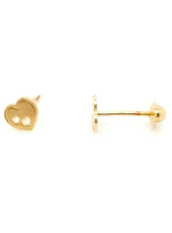 Boucles d'oreilles Brillaxis à vis en or 18 carats