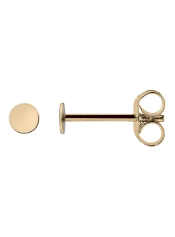 Boucles d'oreilles Brillaxis puces rondes_x005f_x000D_or jaune 18 carats