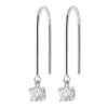 Boucles d'oreilles Brillaxis argent rhodié OZ