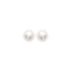 Boucles d'oreilles Brillaxis perles plaqué or 6mm