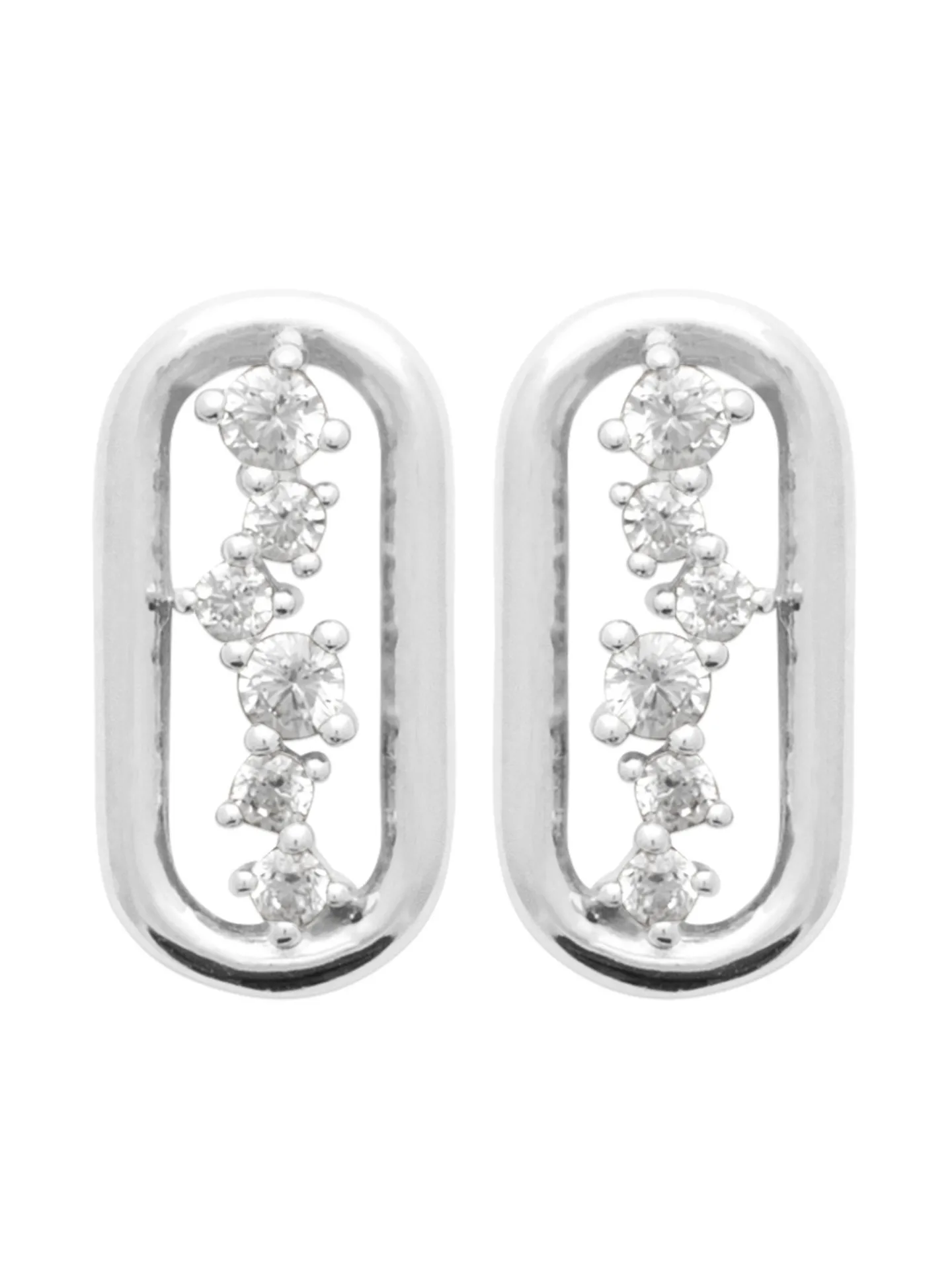 Boucles d'oreilles Brillaxis argent constellation