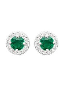 Boucles d'oreilles Brillaxis OZ vert