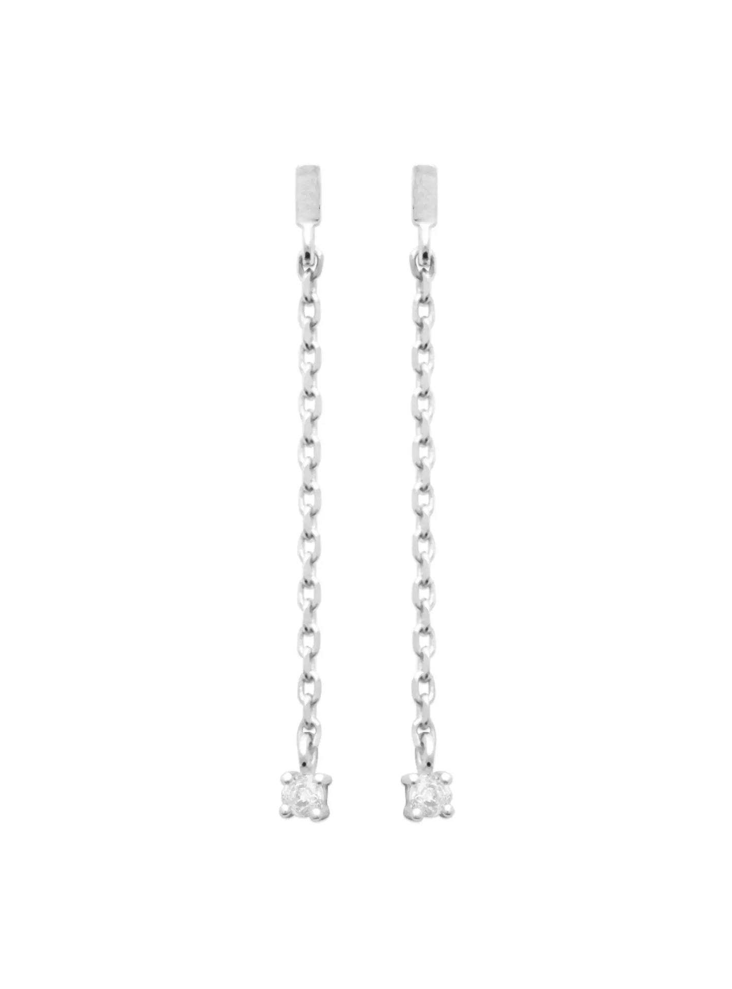 Boucles d'oreilles Brillaxis chaine et OZ