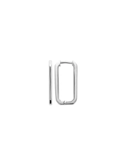 Boucles d'oreilles Brillaxis rectangulaire_x005f_x000D_aragent rhodié