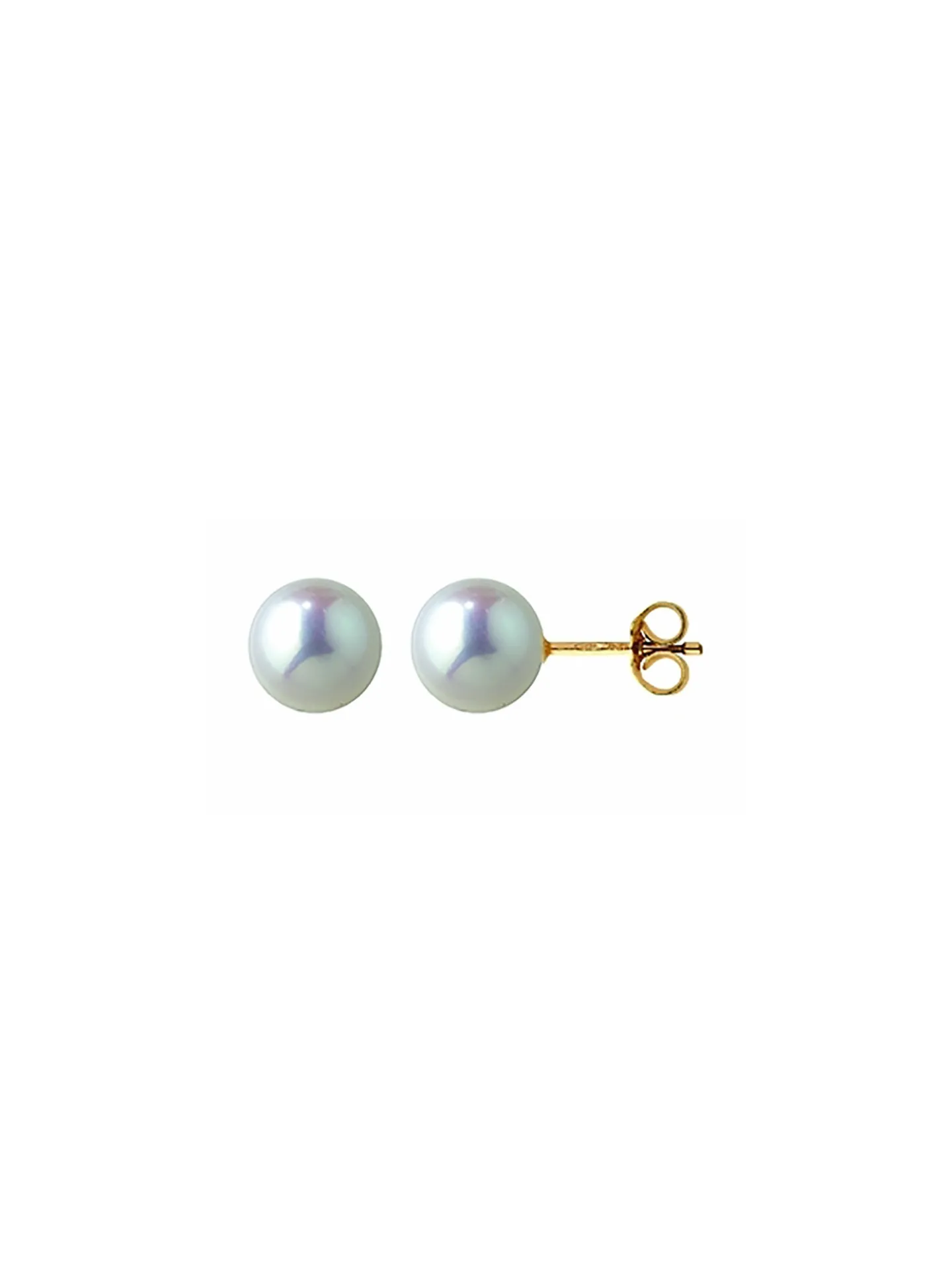 Boucles d'oreilles Brillaxis perles de culture or_x005f_x000D_7/7,5 mm
