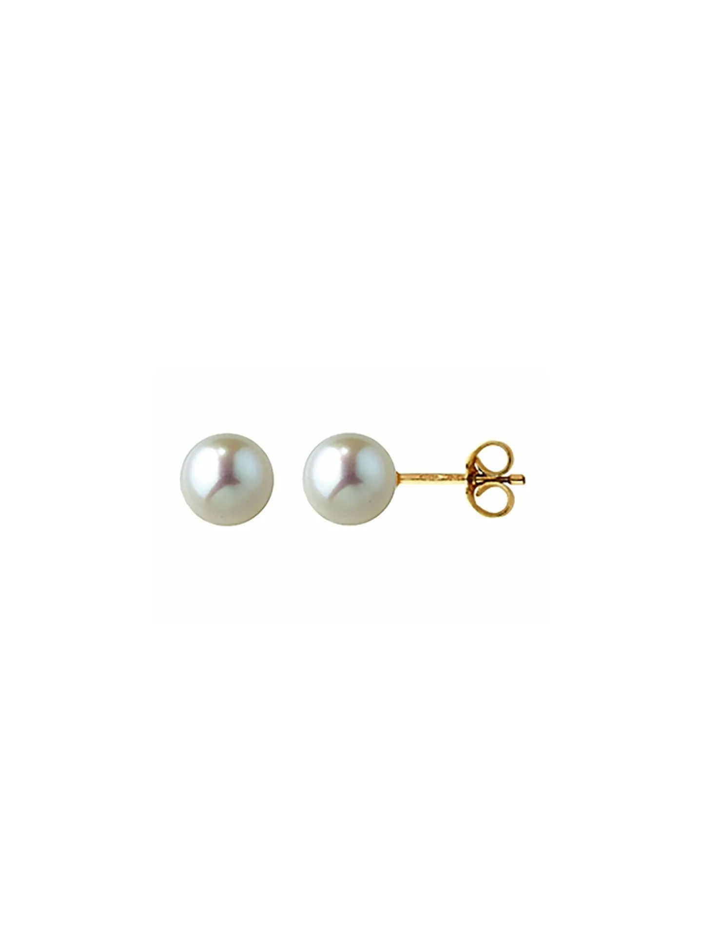 Boucles d'oreilles Brillaxis or perles de culture_x005f_x000D_5.5/6 mm