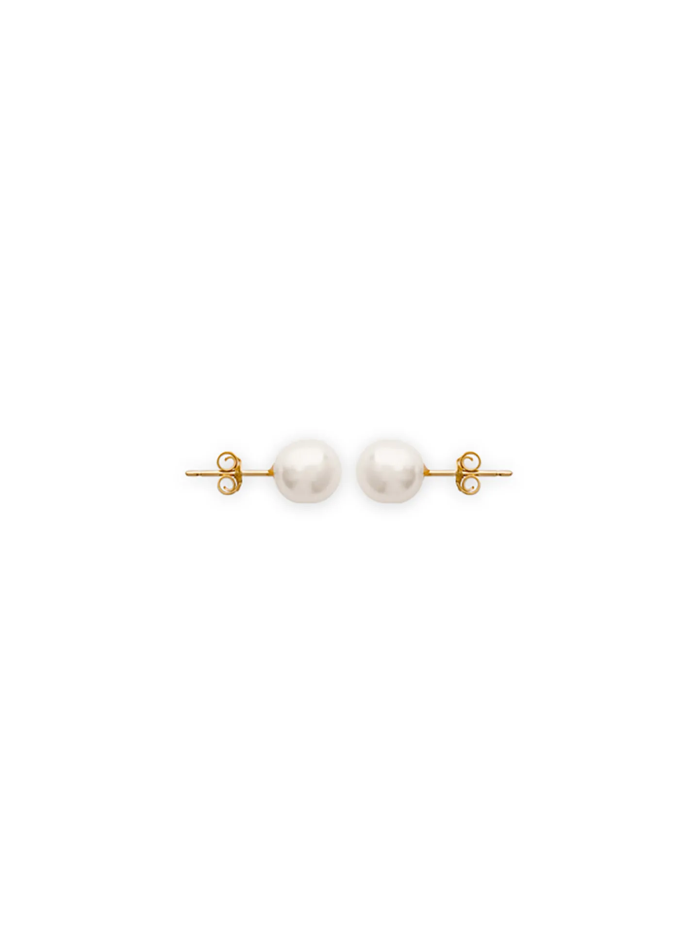 Boucles d'oreilles Brillaxis perle 8mm_x005f_x000D_Doré