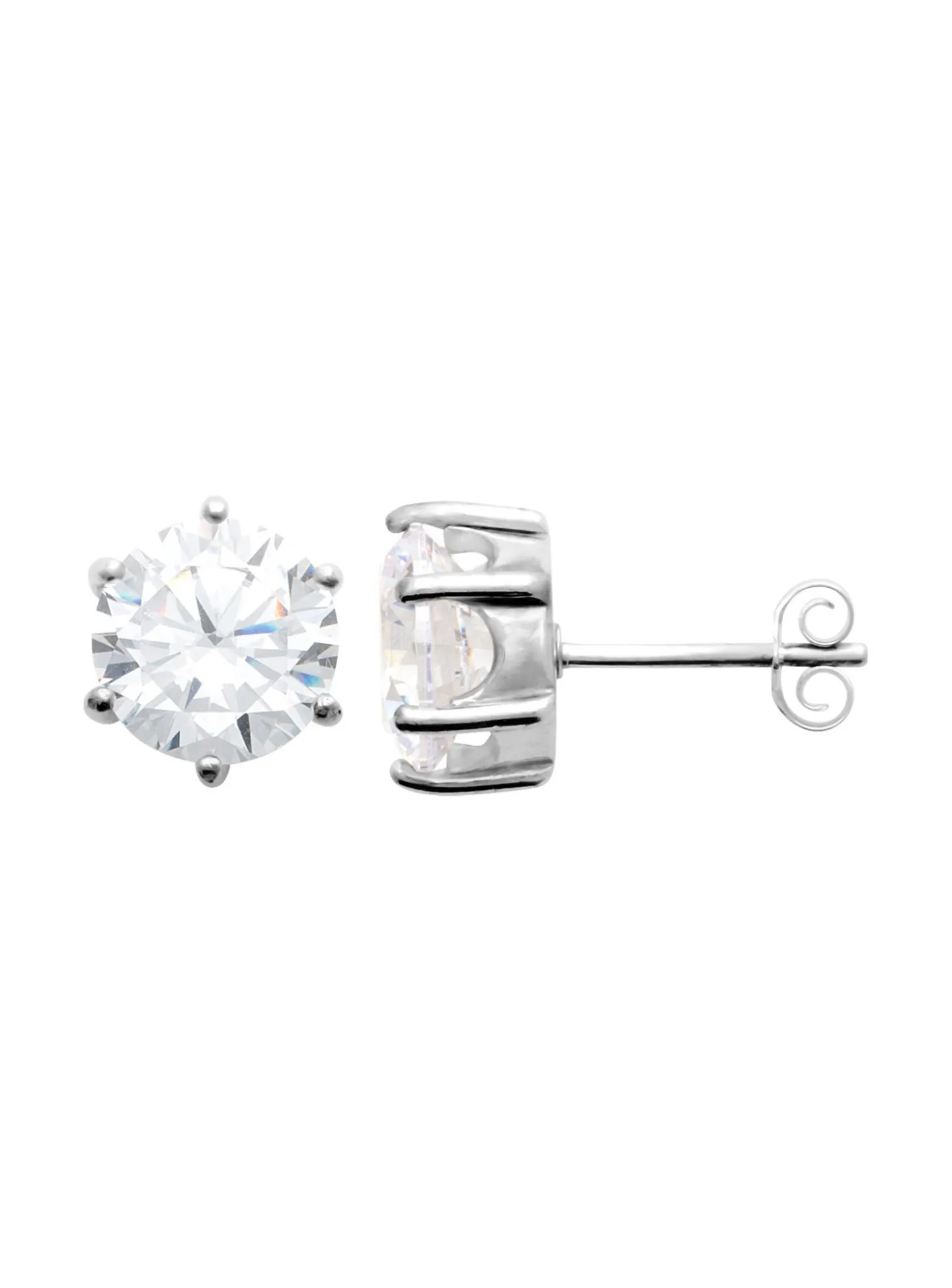 Boucles d'oreilles Brillaxis argent rhodié oxydes