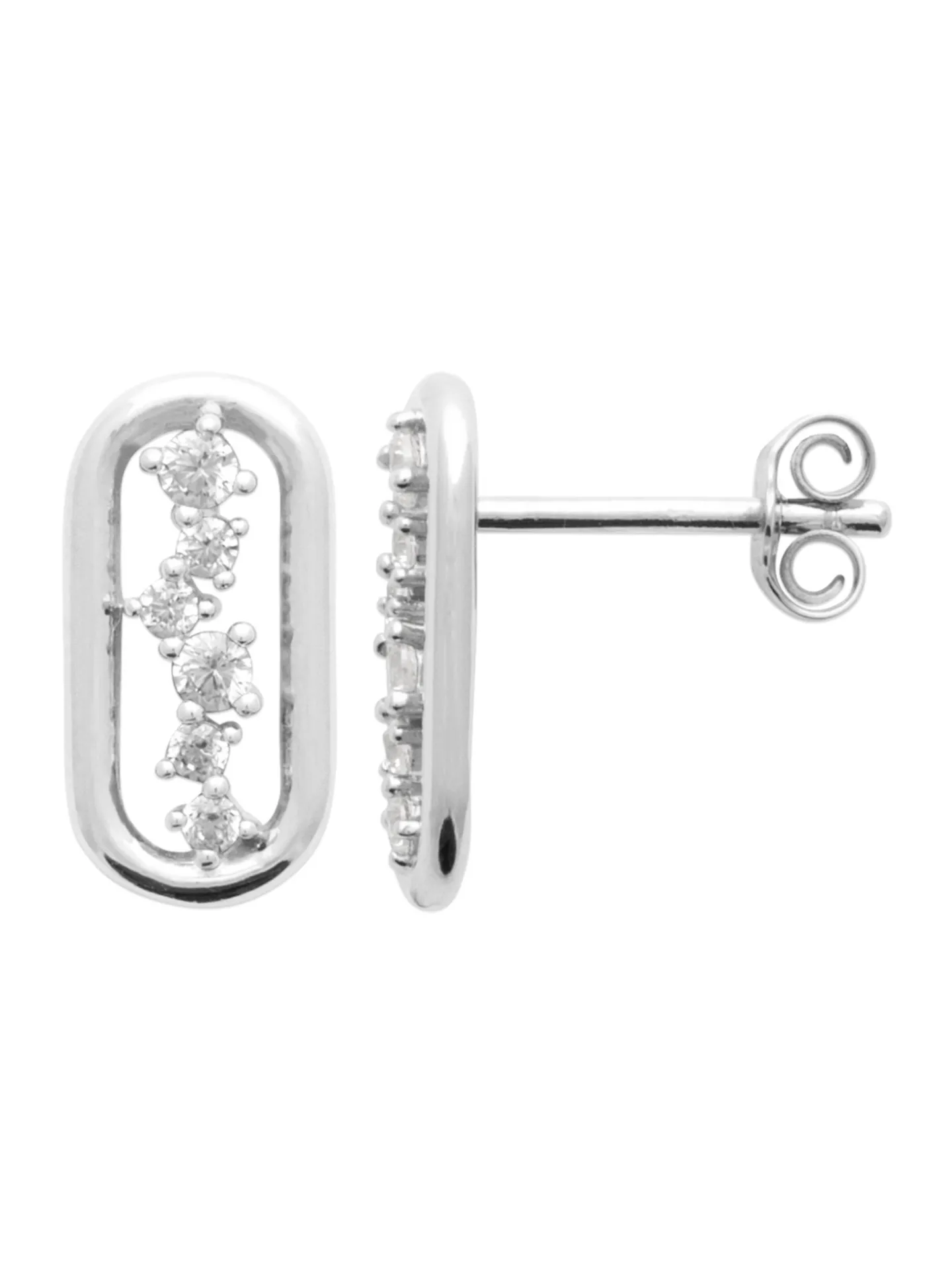 Boucles d'oreilles Brillaxis argent constellation