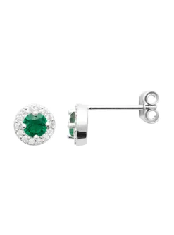 Boucles d'oreilles Brillaxis OZ vert