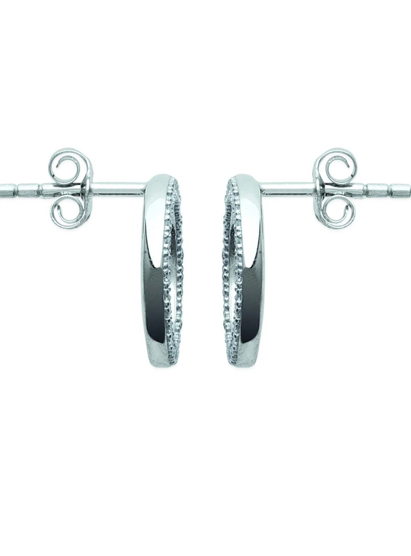 Boucles d'oreilles Brillaxis cercles empierrés