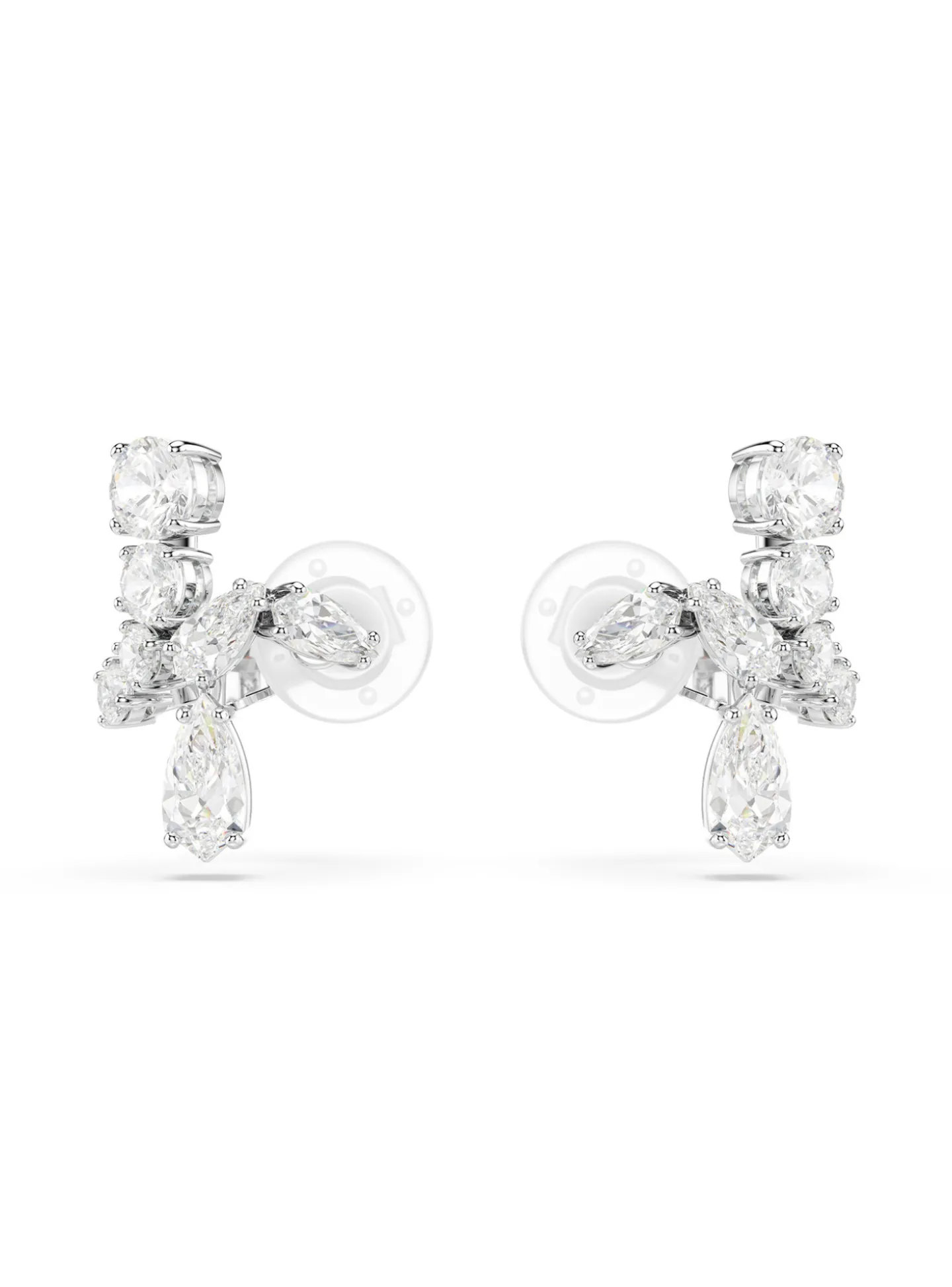 Boucles d'oreilles clip Swarovski Matrix_x005f_x000D_blanc