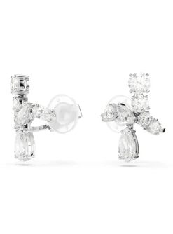 Boucles d'oreilles clip Swarovski Matrix_x005f_x000D_blanc