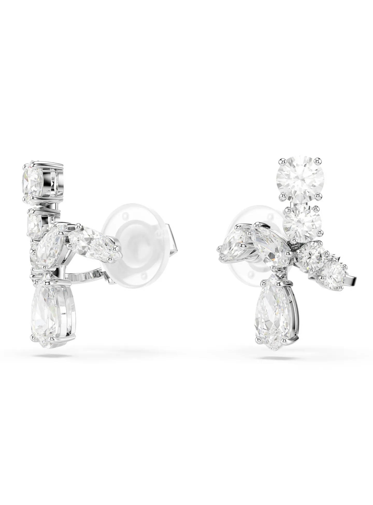Boucles d'oreilles clip Swarovski Matrix_x005f_x000D_blanc