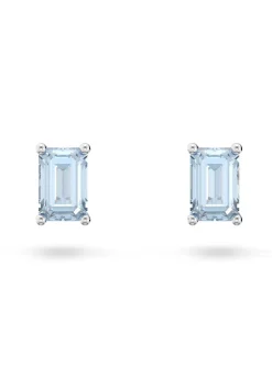 Boucles d'oreilles clous Swarovski Stilla bleues