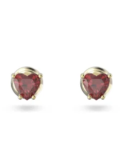 Boucles d'oreilles clous Swarovski Stilla coeur_x005f_x000D_rouge