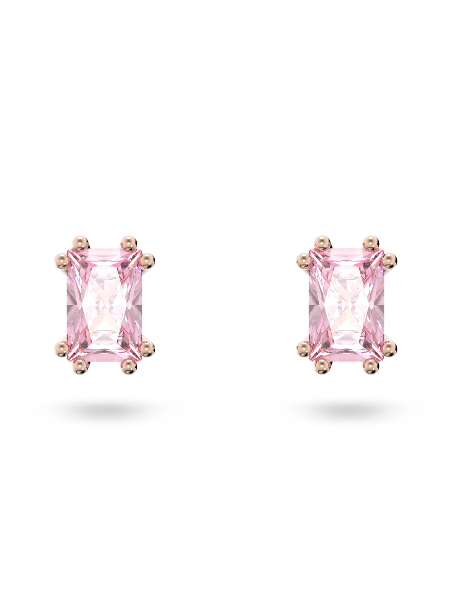 Boucles d'oreilles clous Swraovski Stila roses