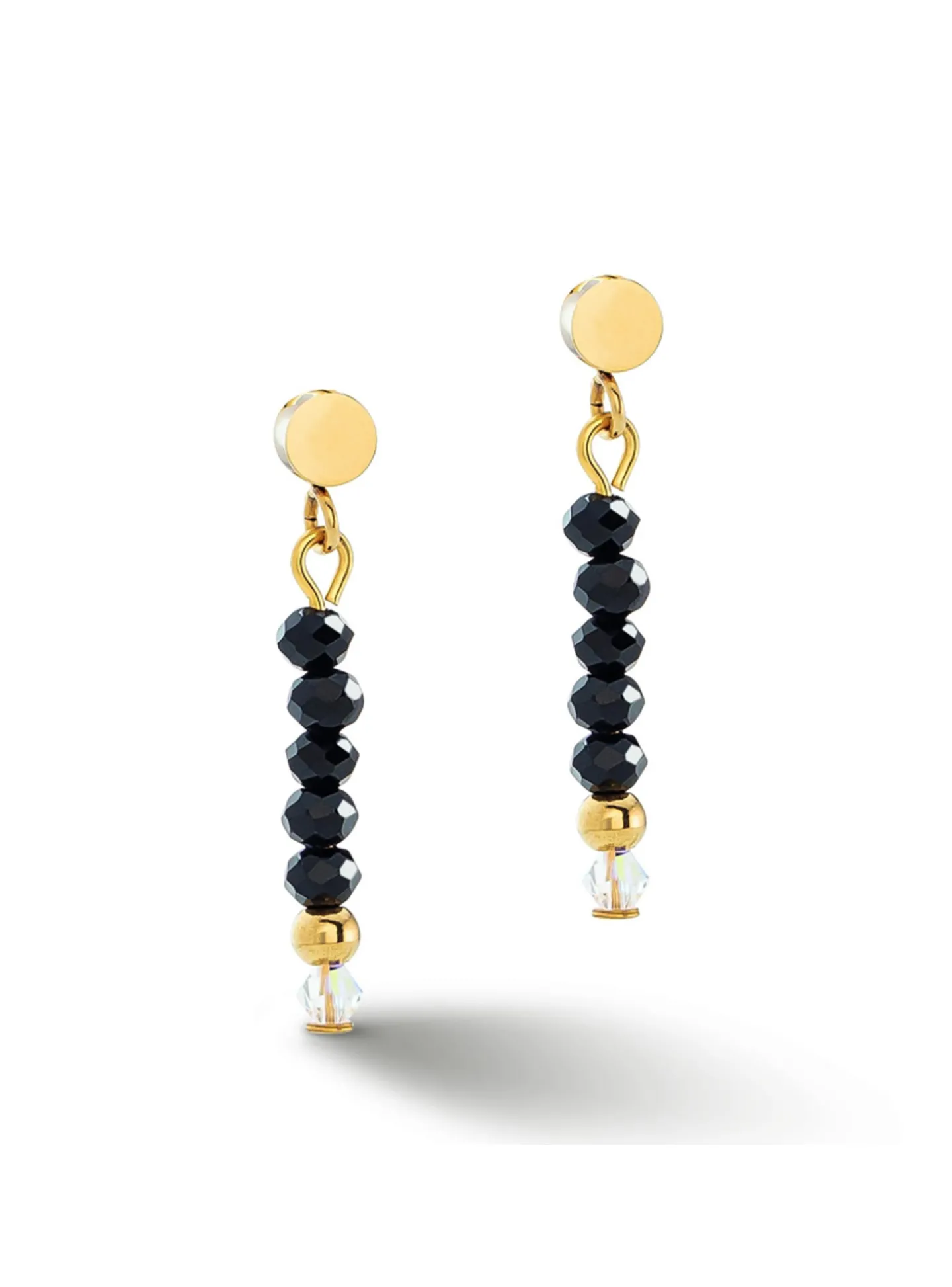 Boucles d'oreilles Coeur De Lion Little Twinkle_x005f_x000D_doré/noir