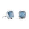 Boucles d'oreilles Coeur de Lion Birthstone_x005f_x000D_Mars Avanturine bleue