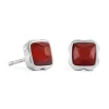 Boucles d'oreilles Coeur de Lion Birthstone_x005f_x000D_Janvier Agate rouge