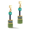 Boucles d'oreilles Coeur de Lion Geocube IconicPrecious vertes