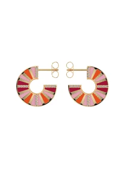 Boucles d'oreilles créoles Les Cadettes_x005f_x000D_Sunrise