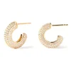 Boucles d'oreilles créoles PDPaola King dorées