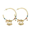 Boucles d'oreilles créoles Hipanema Fakhir
